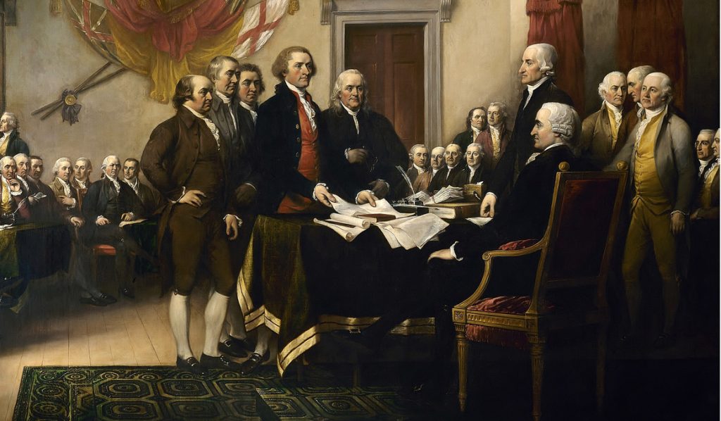 Home Signing of the Declaration of Independence